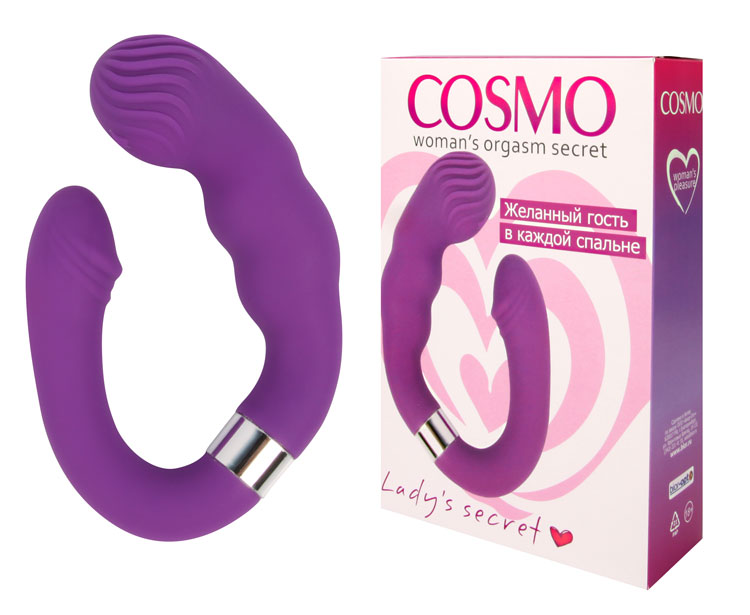 Вибромассажер цвет фиолетовый COSMO