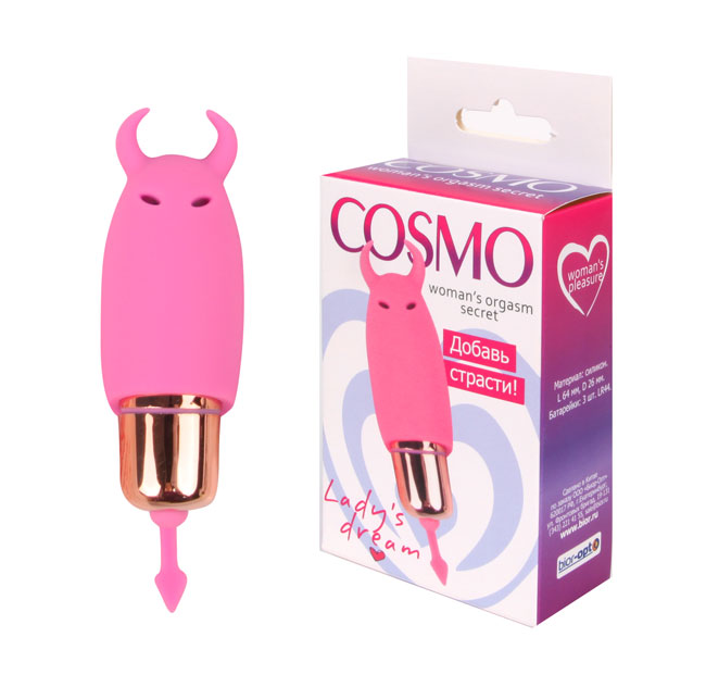 Вибромассажер мини Cosmo светло розовый
