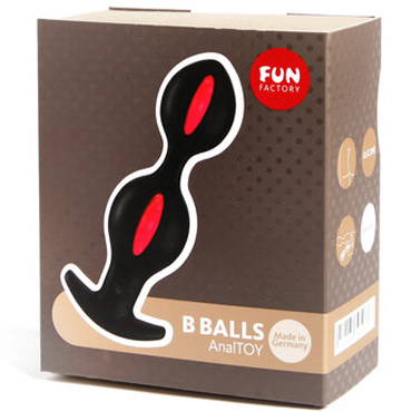 Шарики анальные Fun Factory B Balls, черные