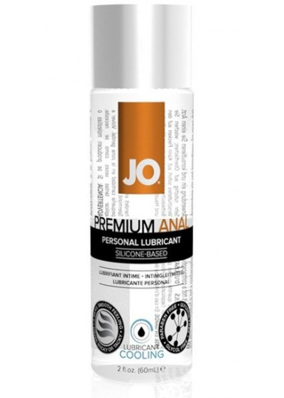 Анальный лубрикант JO Anal Premium на силиконовой основе, охлаждающий, обезболивающий, 60 мл