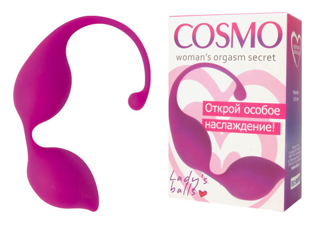 Шарики вагинальные COSMO розовые