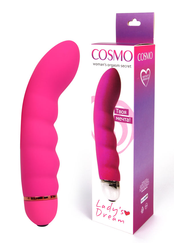 Вибромассажер цвет розовый COSMO