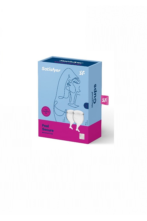 Набор менструальных чаш Satisfyer Feel secure Menstrual Cup (Transparent)