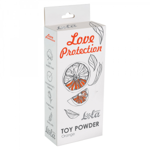 Пудра для игрушек ароматизированная Love Protection апельсин 30гр