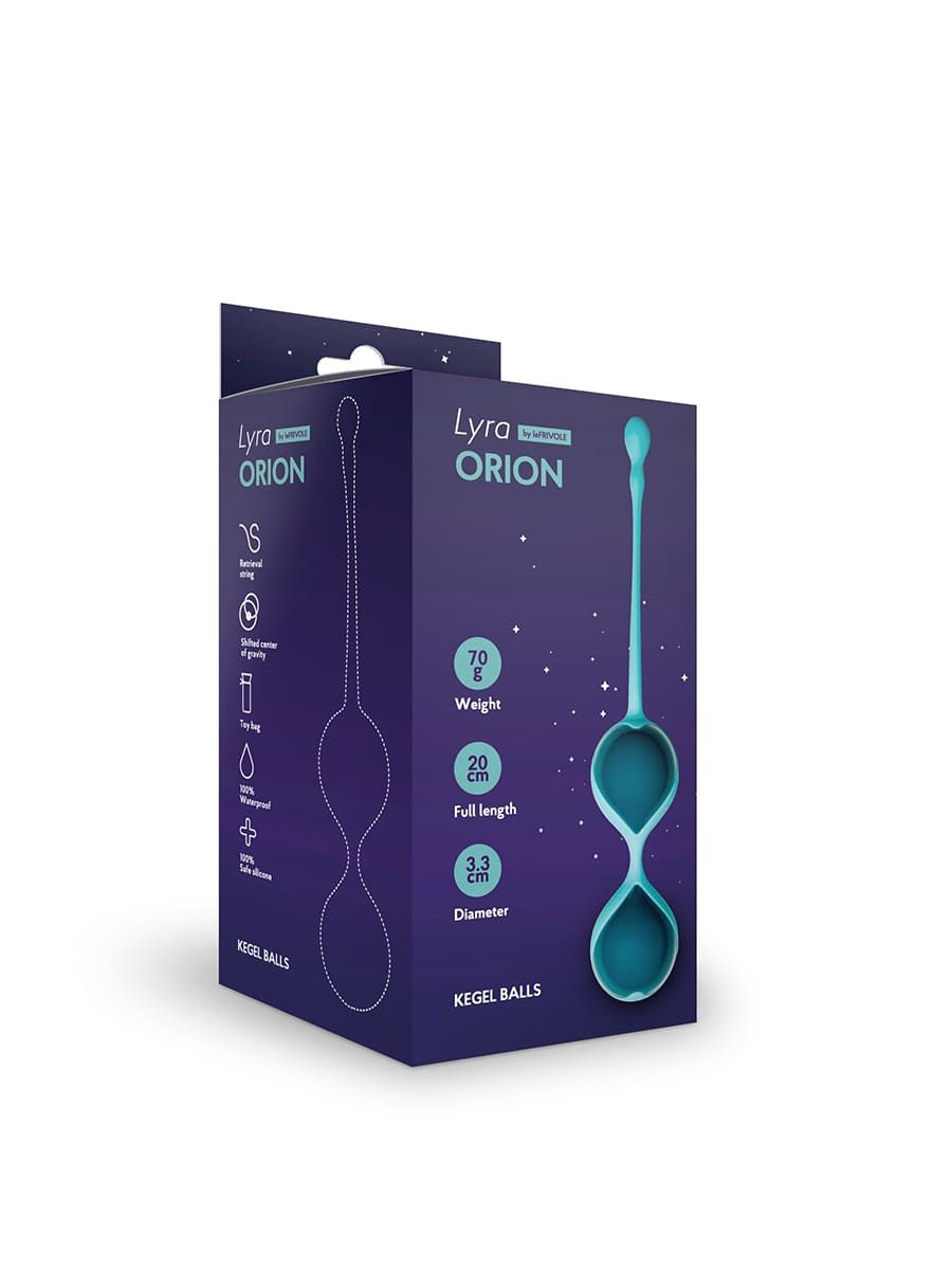 Вагинальные шарики со смещенным центом тяжести Orion цвет морской волны