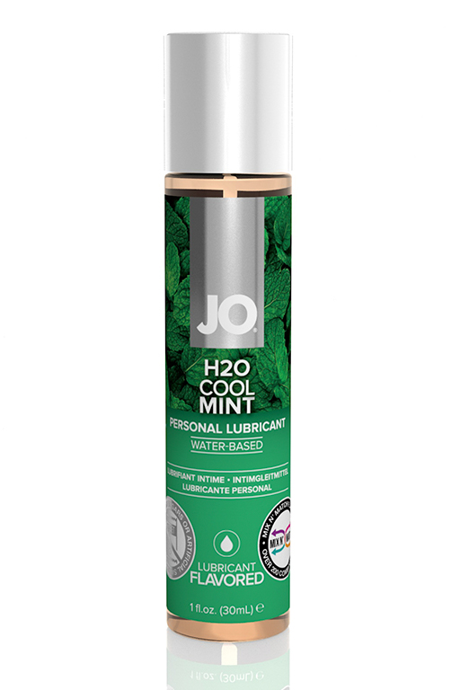 Вкусовой лубрикант "Мята" / JO Flavored Cool Mint H2O 1oz - 30 мл.