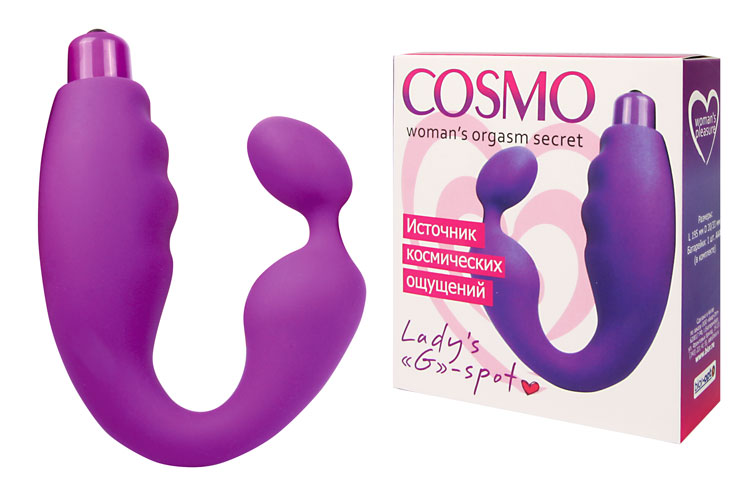 Вибромассажер цвет фиолетовый COSMO
