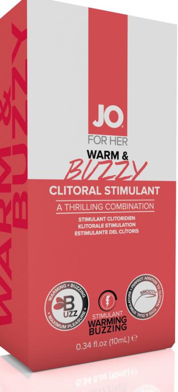 Клиторальный крем JO WARM & BUZZY - CLITORAL CREAM - 10mL