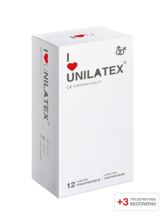 Презервативы Unilatex Natural Ultrathin №15, ультратонкие