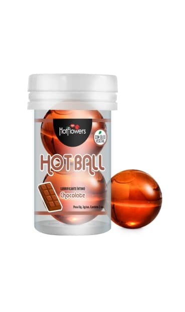 Лубрикант AROMATIC HOT BALL на масляной основе аромат шоколада